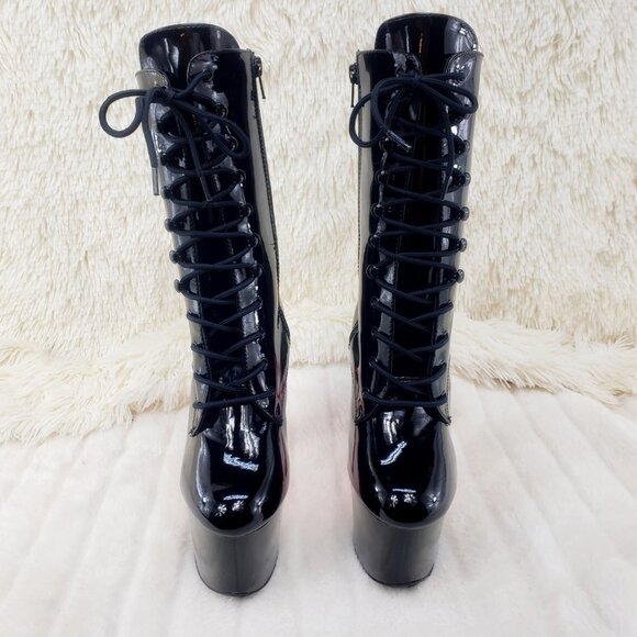 Xtreme 1020TT Black Patent 8" High Heel Ankle Boot RESTOCKED - Picture 11 of 14